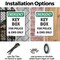 Signmission Key Box For Police And EMS Only, 10 in W x Rectangle, Plastic OS-2PACK-EM-P-1014-V-10458 - alternate 6